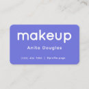 Recherche de maquillage nuptiale cartes visite Artiste
