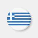Recherche de drapeau de la grèce magnets Bleu