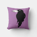 Recherche de corbeau coussins Oiseau noir
