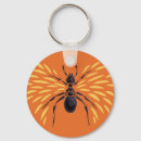 Zoek naar mieren sleutelhangers Illustratie