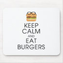 Recherche de burger tapis souris Nourriture