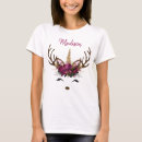 Recherche de reindeer femme tshirts Licorne