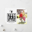 Recherche de golf fête des pères cartes Golfeur