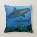 Recherche de shark coussins Bleu
