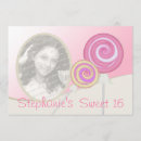 Recherche de lollipop invitations Rose