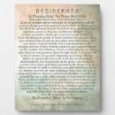 Recherche de poème plaques Desiderata