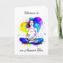 Recherche de silence vœux cartes Inspiration