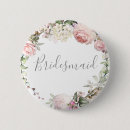 Recherche de douche nuptiale badges Rose