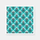 Zoek naar cyaan servetten Patroon