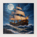 Zoek naar maanlicht puzzels Schip