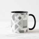 Recherche de motif graphique géométrique tasses Noir et blanc