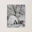 Zoek naar vogelhuis puzzels Winter
