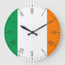 Recherche de drapeau irlandais horloges Vert