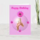 Recherche de dancers anniversaire cartes Ballerine