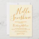 Recherche de sunshine baby shower invitations Simple