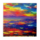 Recherche de peinture moderne carreaux Paysage
