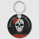 Recherche de dia de los muertos porteclés Coloré