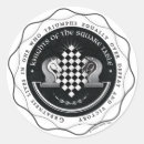 Zoek naar schaakstukken stickers Nacht