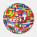 Zoek naar internationale vlaggen magneten Wereld