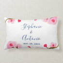 Recherche de fleurs de cerisier coussins Newly weds