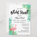 Recherche de flamant tropical invitations Vert
