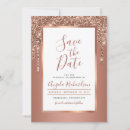 Recherche de rose gold save the dates Girly