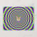 Recherche de rose fluorescent cartes postales Bleu