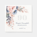 Recherche de anniversaire 90 ans serviettes Floral
