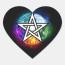 Recherche de wiccan autocollants Pentacle
