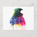 Recherche de oiseau abstrait cartes postales Coloré