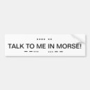 Recherche de morse voiture autocollants Radio