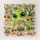 Recherche de gecko puzzles Animaux
