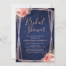 Recherche de rose rose bleu marine invitations Aquarelle