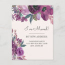 Recherche de fleur aquarelle cartes postales Annonce de déménagement