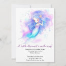 Recherche de mermaid baby shower fille invitations Rose