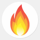Recherche de le feu autocollants Rouge