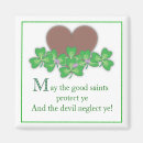 Recherche de bénédiction irlandaise magnets Shamrock
