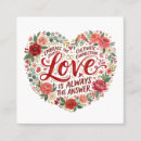 Zoek naar hartvorm visitekaartjes Liefde