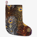 Recherche de paons chaussette de noël Illustration