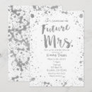 Recherche de silver bridal shower invitations Glacer
