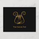 Recherche de lyre cartes postales Fuzzy icon