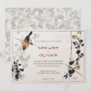 Recherche de vintage japonaise invitations Rouge