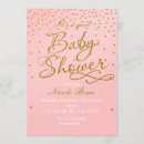 Recherche de blush pink gold baby shower invitations Rose
