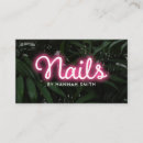 Recherche de nail salon logo cartes visite Pour elle