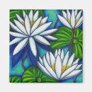 Recherche de fleur lys magnets Blanc