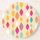 Zoek naar retro stijl onderzetters Abstract