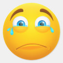 Recherche de emoji triste autocollants Malheureux