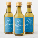 Recherche de anniversaire bouteilles vin étiquettes Fête du 50e anniversaire