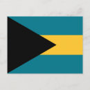 Recherche de drapeau des bahamas cartes postales Bahaméen
