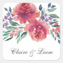Recherche de campagnard rustique mariage autocollants Rose